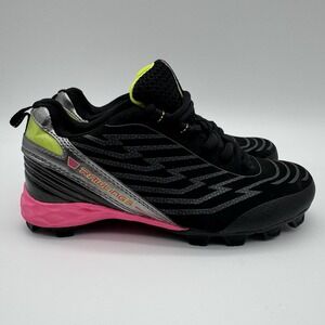 Rawlings Youth Gator Low Baseball Cleats Kids Baseball Shoes US 1.5 Black Pink
